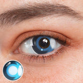 Lentes de contacto de color azul ágata para cosplay